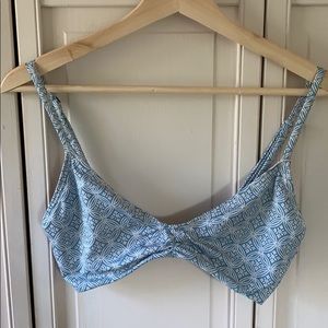 Faherty Printed Bikini Top